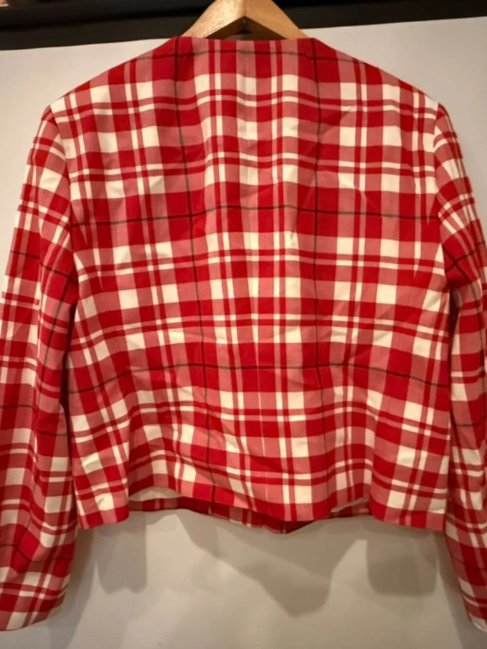 J.Crew Collection City Wool Lady Jacket, Vibrant Flame Size 14